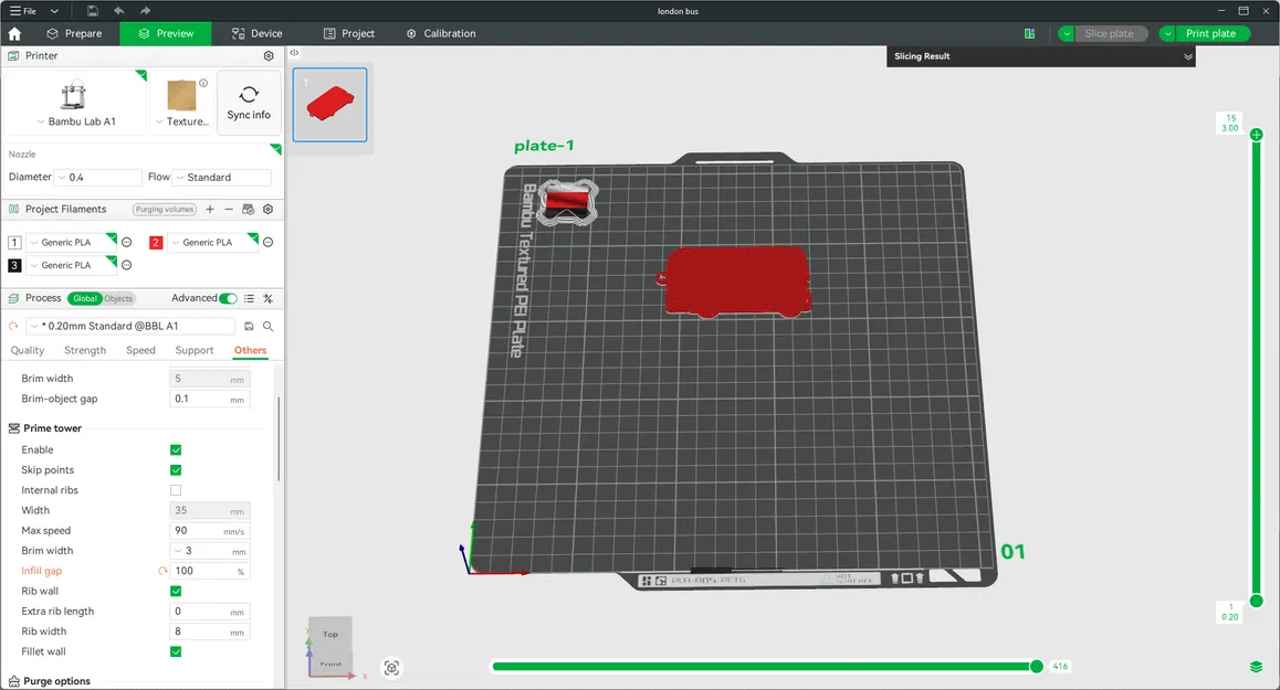 Móc Khóa Xe Buýt Hai Tầng London Độc Đáo - Image 3