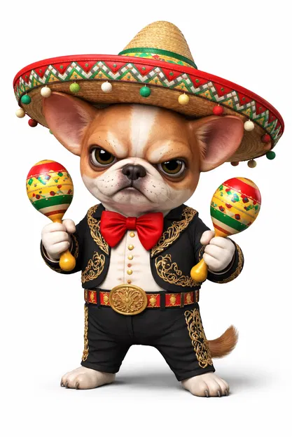 Mô Hình Chó Chihuahua "Mariachi" Độc Đáo - Image 1