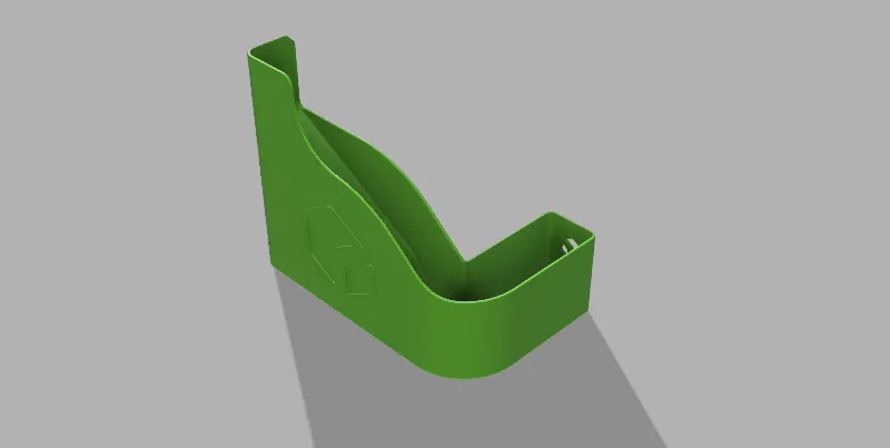 Máng xả “poop chute” & thùng purge cho Qidi Q2 (Qidi logos) - Image 3