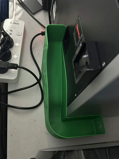 Máng xả “poop chute” & thùng purge cho Qidi Q2 (Qidi logos) - Image 5