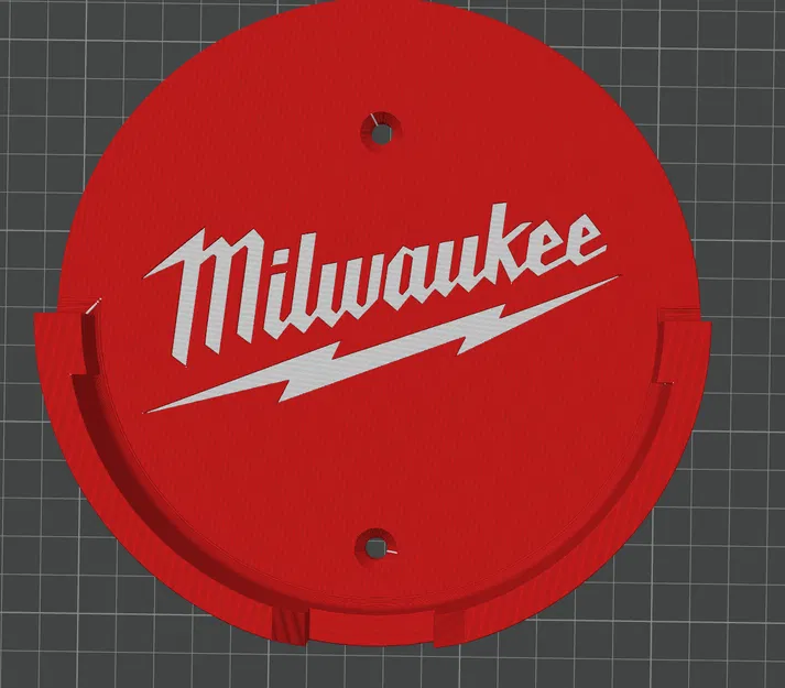 Giá treo tường Milwaukee M18 Vacuum (Remix lỗ căn thẳng hàng) - Image 2