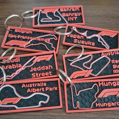 Móc Khóa Đường Đua F1 - Quà Tặng Độc Đáo Cho Fan Tốc Độ