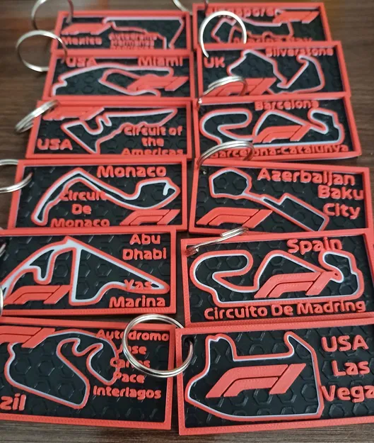 Móc Khóa Đường Đua F1 - Quà Tặng Độc Đáo Cho Fan Tốc Độ - Image 2