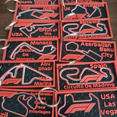 Móc Khóa Đường Đua F1 - Quà Tặng Độc Đáo Cho Fan Tốc Độ