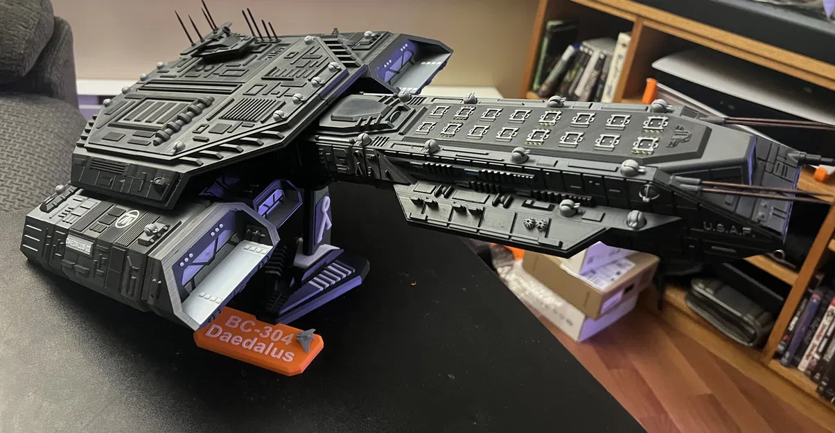 Đế và Tấm Giao Tiếp Cho Mô Hình Stargate BC-304 Daedalus MK2 - Image 3