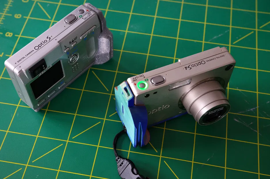 Grip + Tripod Plate cho Pentax Optio S / S4 - Image 3