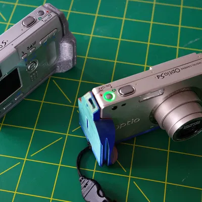 Grip + Tripod Plate cho Pentax Optio S / S4