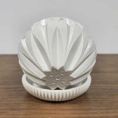 Chậu Petal kèm Đế (Nhỏ, tự tưới)