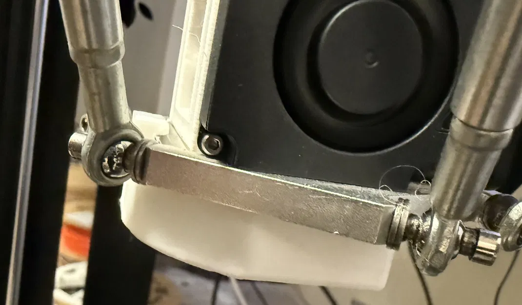 FLSUN QQ-S Cooling Duct thân dày hơn kèm clip chống rung - Image 5