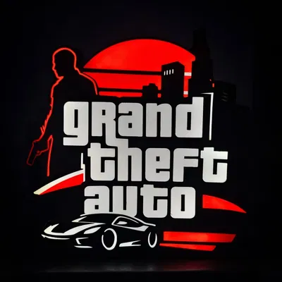 Đèn LED Trang Trí Grand Theft Auto (GTA) Độc Đáo Cho Game Thủ