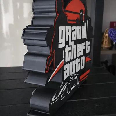 Đèn LED Trang Trí Grand Theft Auto (GTA) Độc Đáo Cho Game Thủ