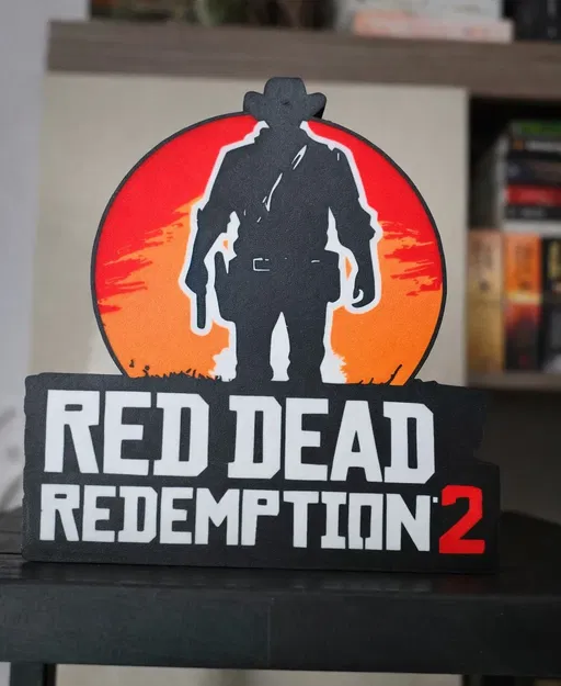 Đèn 3D Red Dead Redemption 2 - Trang Trí Phòng Game, Quà Tặng Fan - Image 2