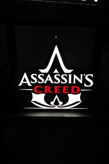 Đèn LED Tự Làm Logo Assassin's Creed Độc Đáo - Image 1