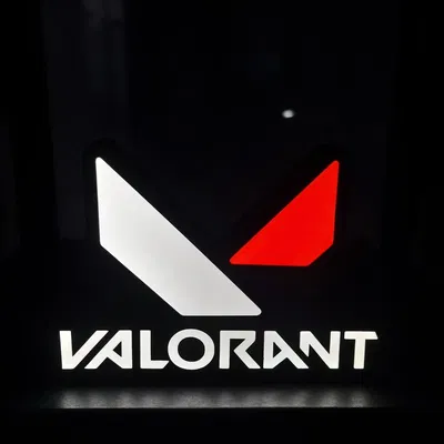 Đèn LED Biểu Tượng Valorant – Trang Trí Góc Gaming Độc Đáo