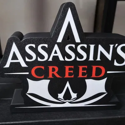 Đèn LED Tự Làm Logo Assassin's Creed Độc Đáo