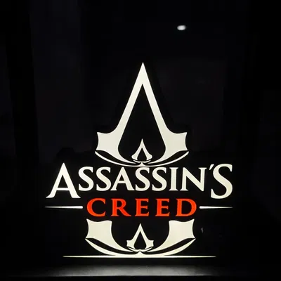 Đèn LED Tự Làm Logo Assassin's Creed Độc Đáo