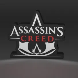 Đèn LED Tự Làm Logo Assassin's Creed Độc Đáo