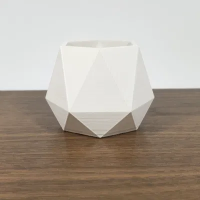 Chậu Hình Học Kèm Đế (Tự tưới cỡ nhỏ)