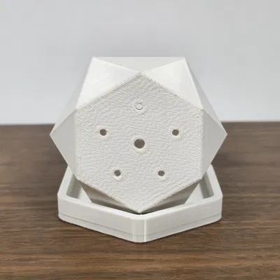 Chậu Hình Học Kèm Đế (Tự tưới cỡ nhỏ)