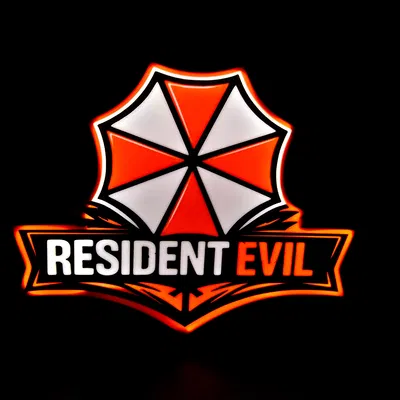 Đèn LED "Resident Evil" LightBox - Đồ trang trí game thủ độc đáo