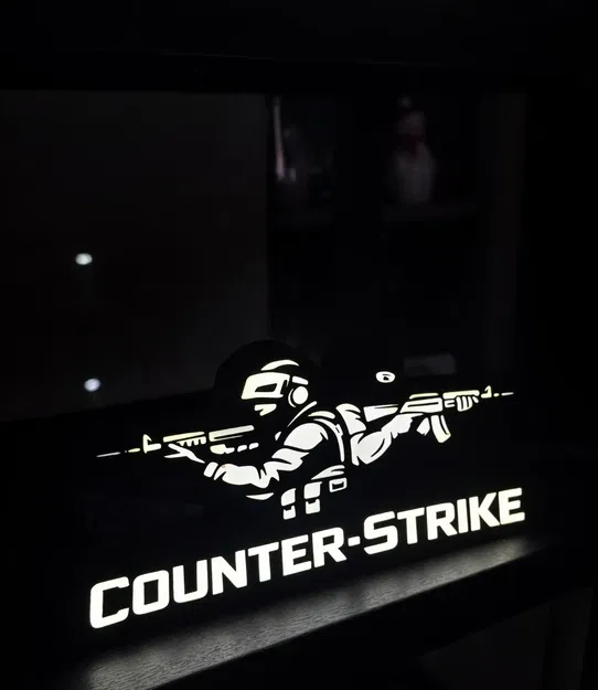 Đèn Led 3D "Counter-Strike" - Trang Trí Phòng Game Độc Đáo - Image 3