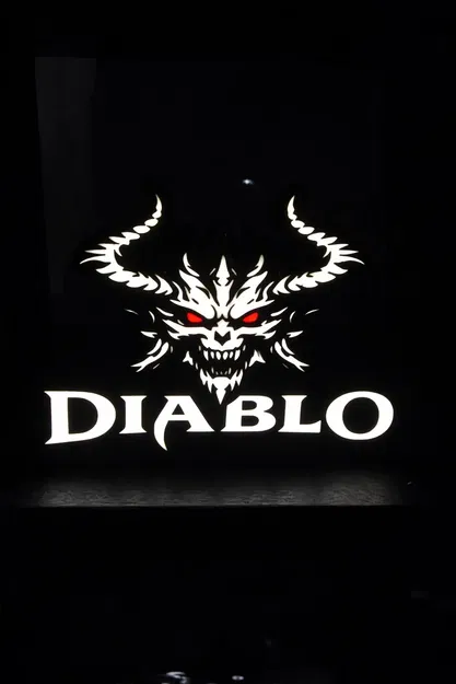 Đèn Hộp LED Diablo - Trang Trí Góc Gaming Siêu Ngầu - Image 1