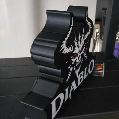 Đèn Hộp LED Diablo - Trang Trí Góc Gaming Siêu Ngầu