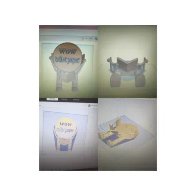 Giá Đỡ Giấy Vệ Sinh "Wow Toilet Paper" Độc Đáo