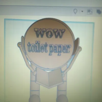 Giá Đỡ Giấy Vệ Sinh "Wow Toilet Paper" Độc Đáo