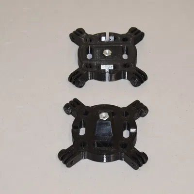 Ngàm tripod gắn 4 hướng cho camera dùng hệ ngàm GoPro