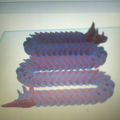 Rồng Hổ Khớp Nối 3D - Mô Hình Rồng Độc Đáo Có Sừng