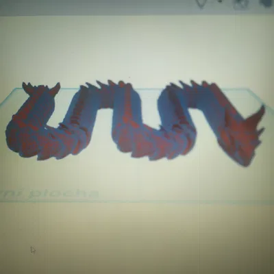 Rồng Hổ Khớp Nối 3D - Mô Hình Rồng Độc Đáo Có Sừng