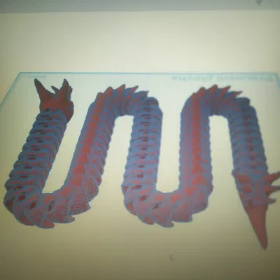 Rồng Hổ Khớp Nối 3D - Mô Hình Rồng Độc Đáo Có Sừng