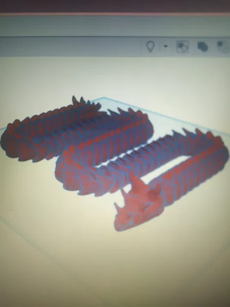 Rồng Hổ Khớp Nối 3D - Mô Hình Rồng Độc Đáo Có Sừng - Image 5