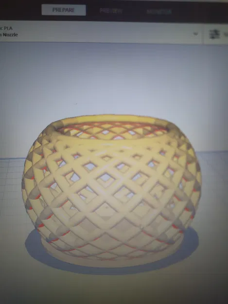 Bình Hoa 3D Họa Tiết Lưới Đan - Trang Trí Độc Đáo Cho Ngôi Nhà - Image 4