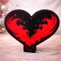 Đèn Wings Heart (Lightbox) – Mặt sau đen - Thumbnail 2