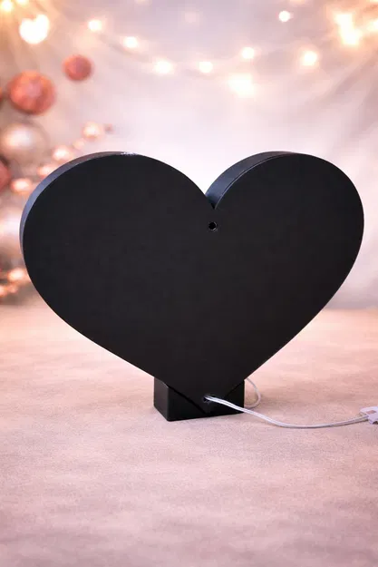 Đèn Wings Heart (Lightbox) – Mặt sau đen - Image 3