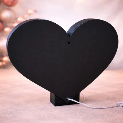 Đèn Wings Heart (Lightbox) – Mặt sau đen