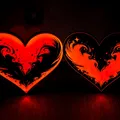 Đèn Wings Heart (Lightbox) – Mặt sau đen - Thumbnail 5