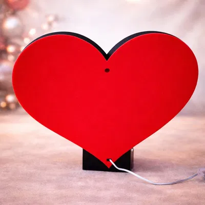 Đèn Wings Heart Lamp Red Back (Lightbox)