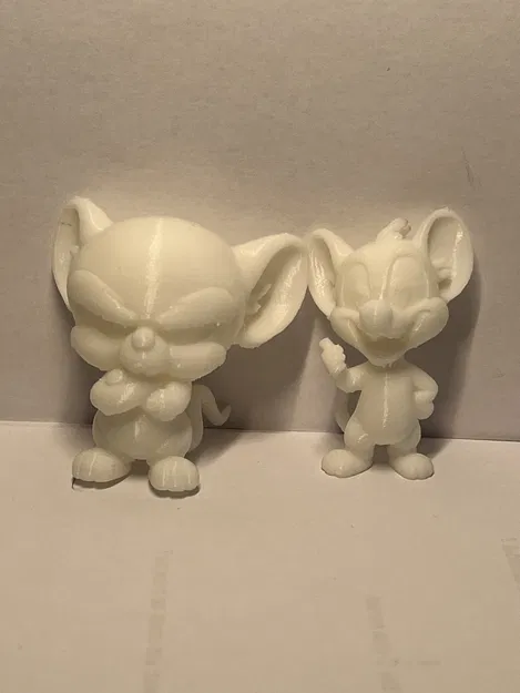 Chibi Pinky & The Brain (Minus & Cortex) – Tượng 3D Chibi - Image 4