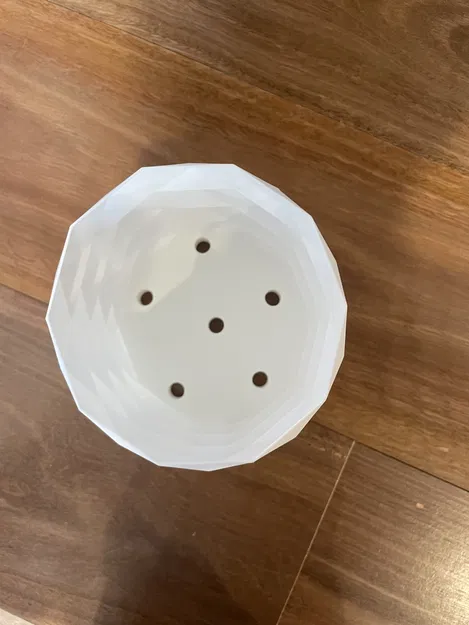 Chậu Cây Mini Low Poly 120mm - Trang Trí Độc Đáo - Image 3