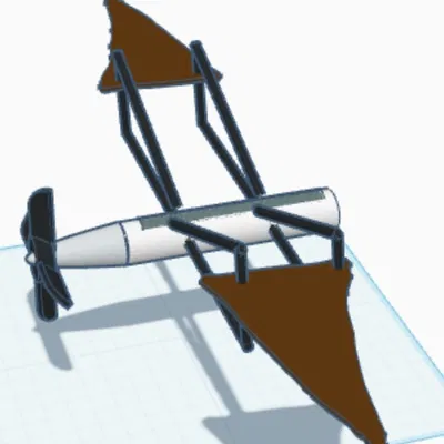 Mô Hình Máy Bay Cổ Điển Tự In 3D