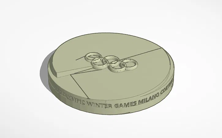 Mô hình Huy hiệu Olympic Winter Games Milano Cortina 2026 - Image 1
