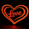 Đèn/Lamp Love Heart (Lightbox) – Trái tim tình yêu - Thumbnail 1