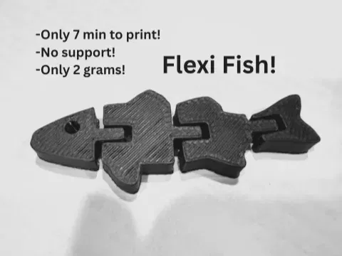 Cá Uốn Dẻo Flexi Fish - Đồ Chơi In 3D Nhanh Gọn - Image 1