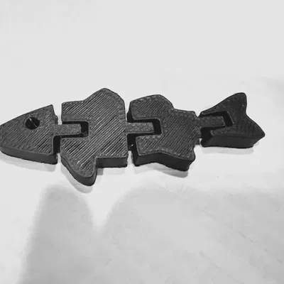Cá Uốn Dẻo Flexi Fish - Đồ Chơi In 3D Nhanh Gọn