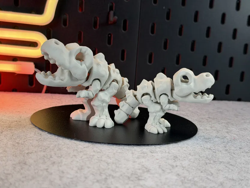 Khủng long Articulated Skeleton Trex (xương khớp nối) in 3D - Image 1