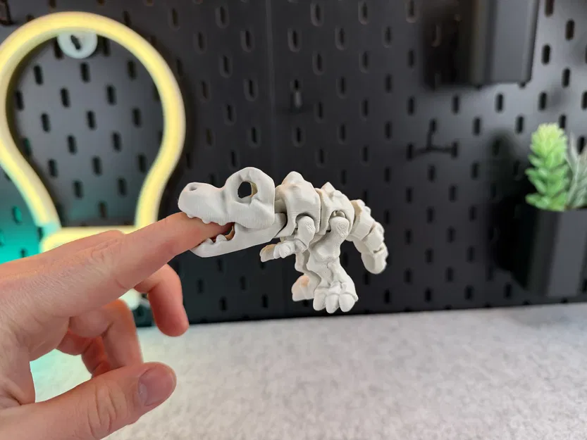 Khủng long Articulated Skeleton Trex (xương khớp nối) in 3D - Image 5