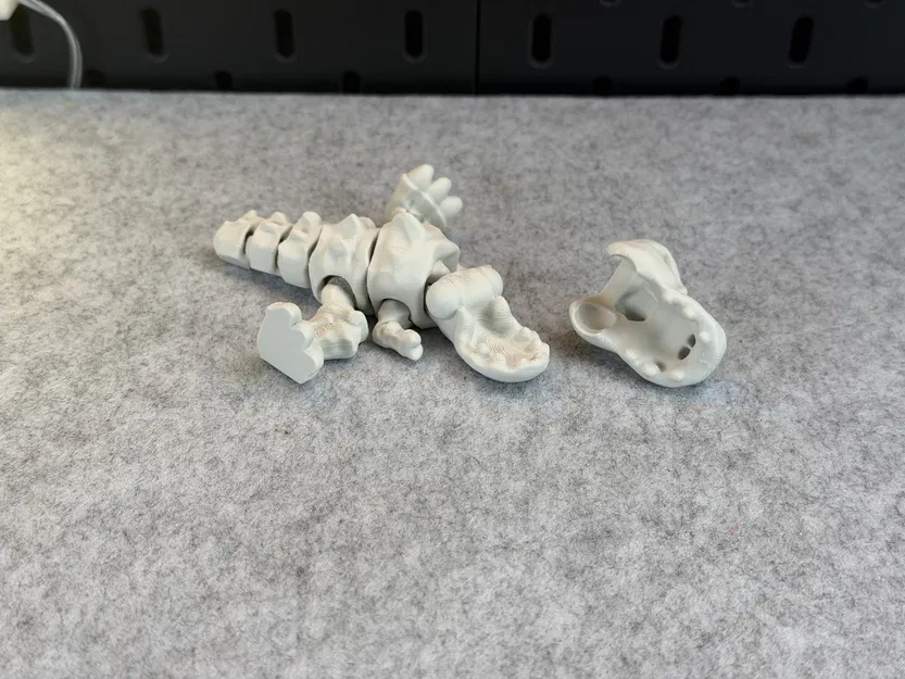 Khủng long Articulated Skeleton Trex (xương khớp nối) in 3D - Image 7